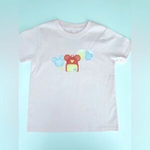 Stitchy Fish Disney Themed Pink Tee Shirt Size 4T
